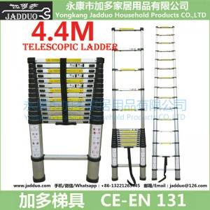 4.4m single telescopic ladder