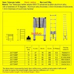 Full Aluminium Single Telecopic Ladder