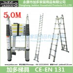 5.0m 2 in 1 telescopic ladder