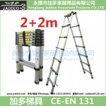2m+2m Double Telescopic Ladder