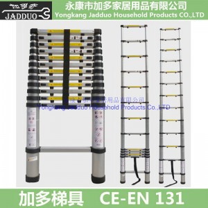 3.8m Telescopic ladder with Finger safety gap 